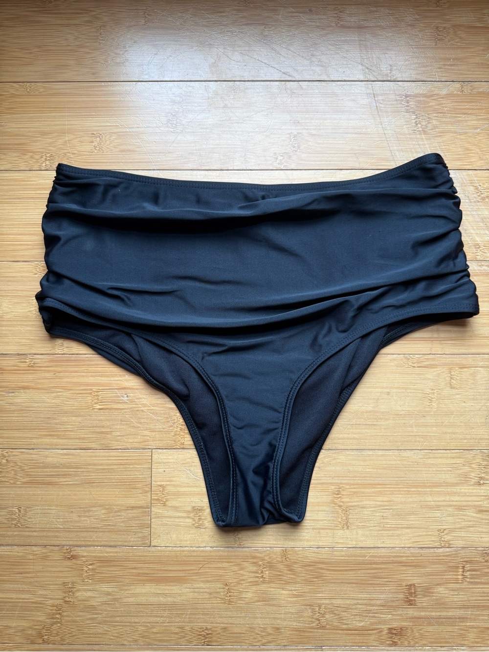 Zaful Black High-Waist Bikini Bottom